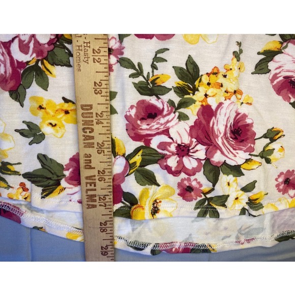 Chris & Carol Floral Tunic Tops Women 1X Multi Color Excellent Bundle 2pk USA - Picture 5 of 9